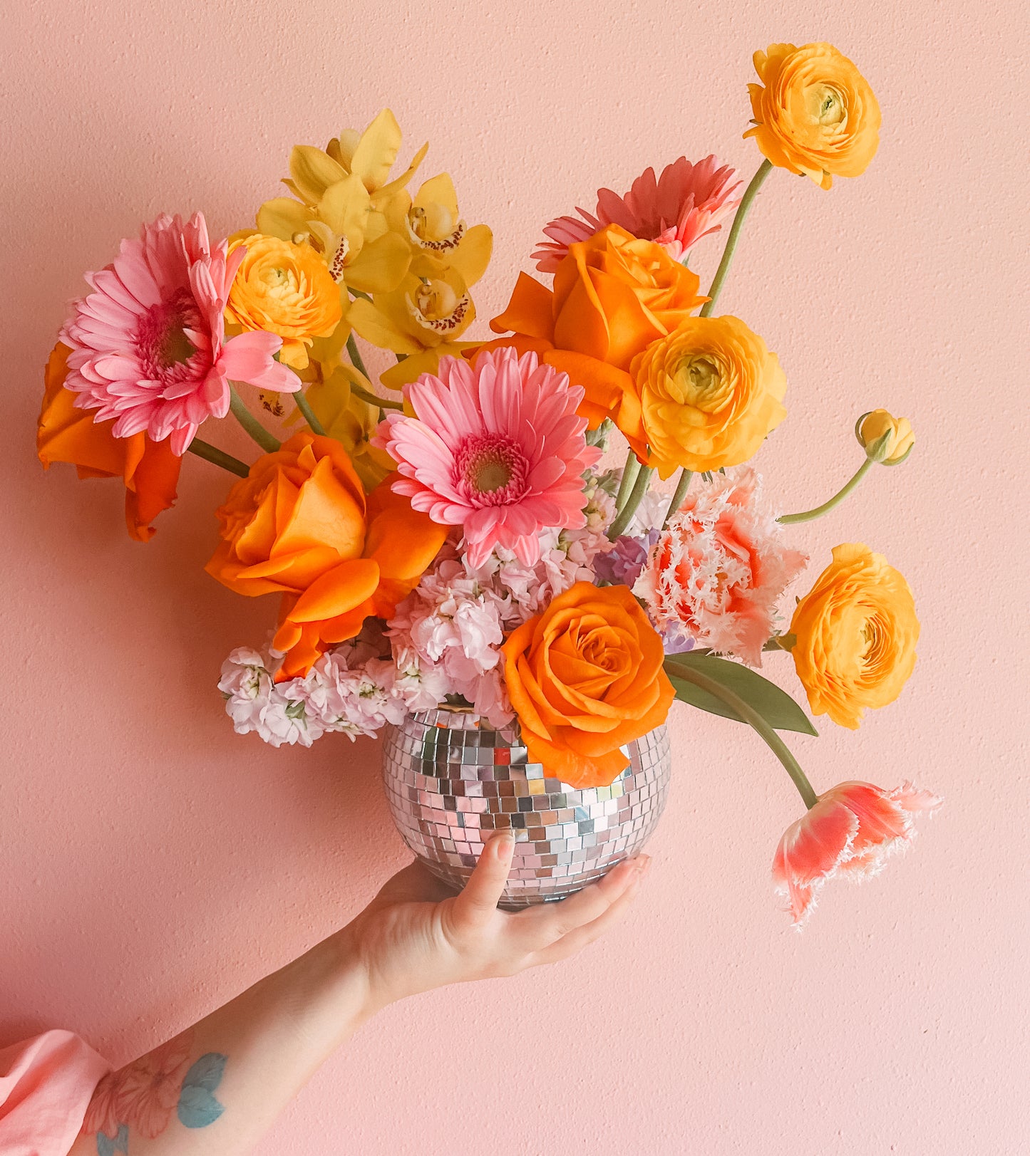 Fresh Disco Ball Arrangement image 2