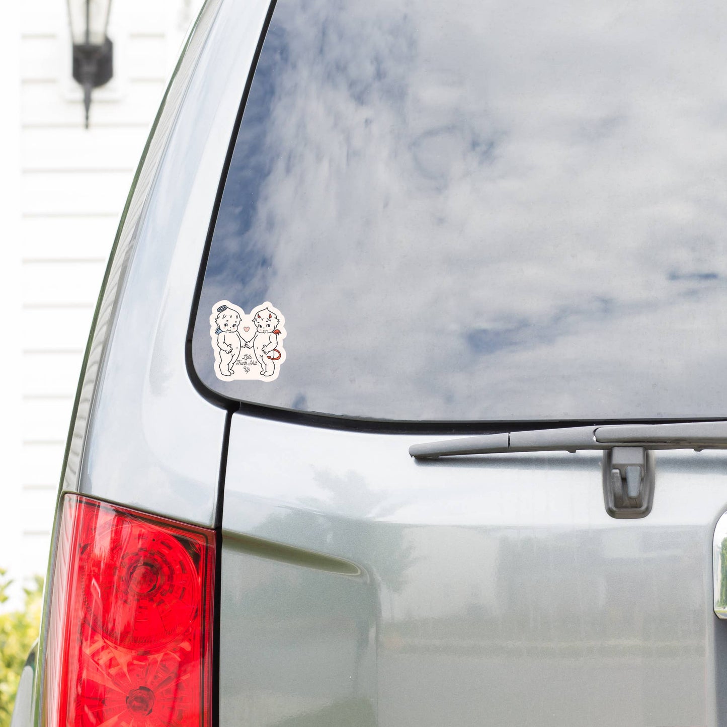 Double Trouble Swear Sticker