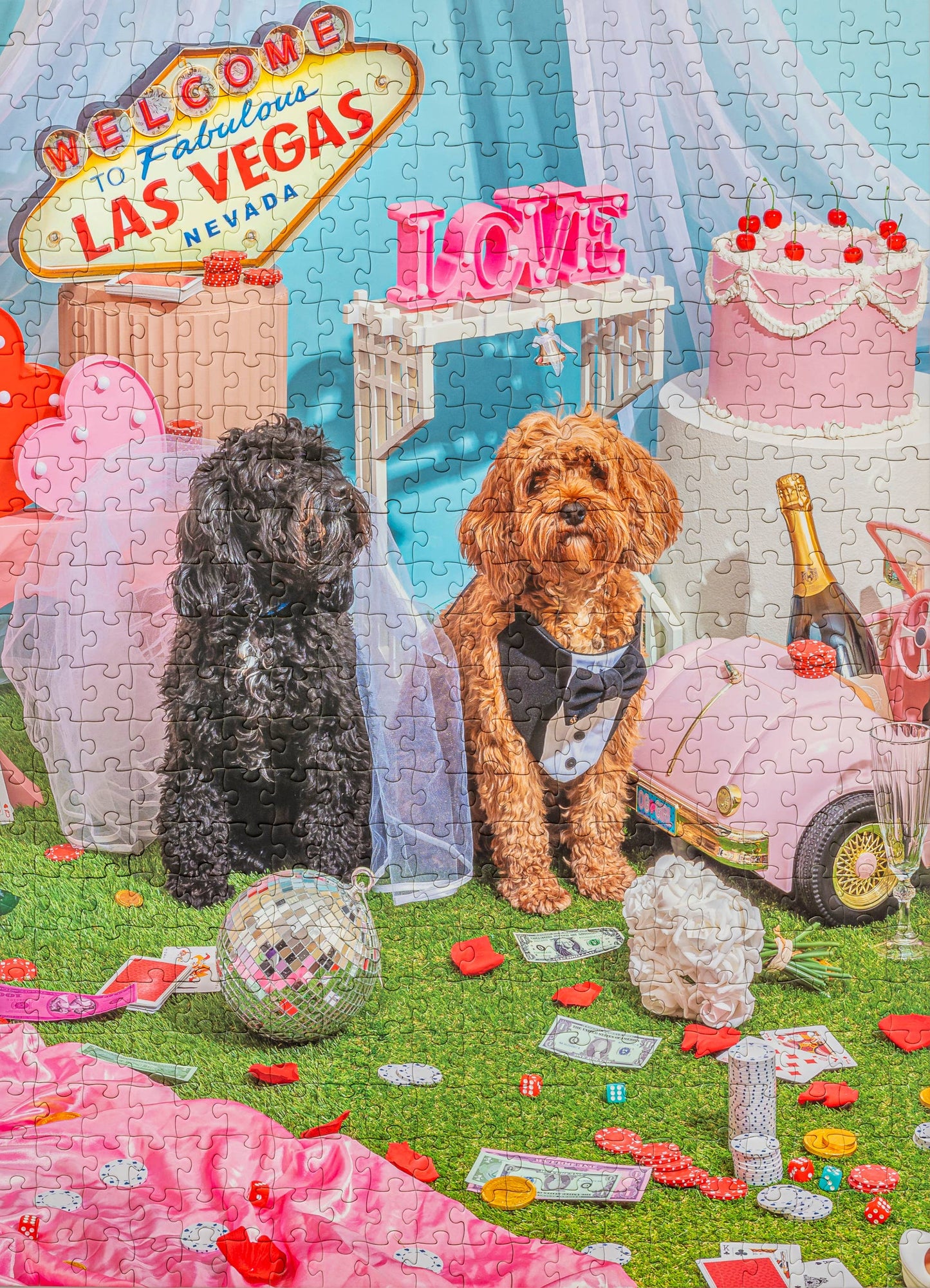 ๐ Puppy Love ๐ | 500 Piece Jigsaw Puzzle w/ Canvas Bag