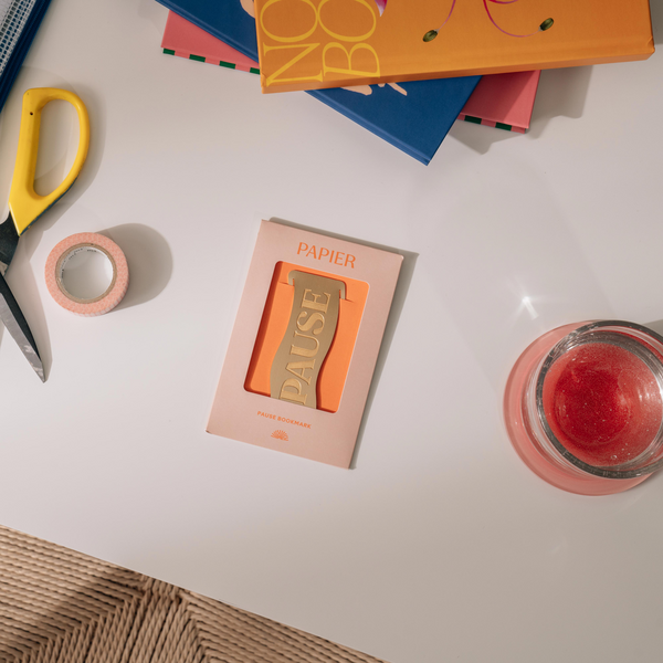 Pause Metal Bookmark