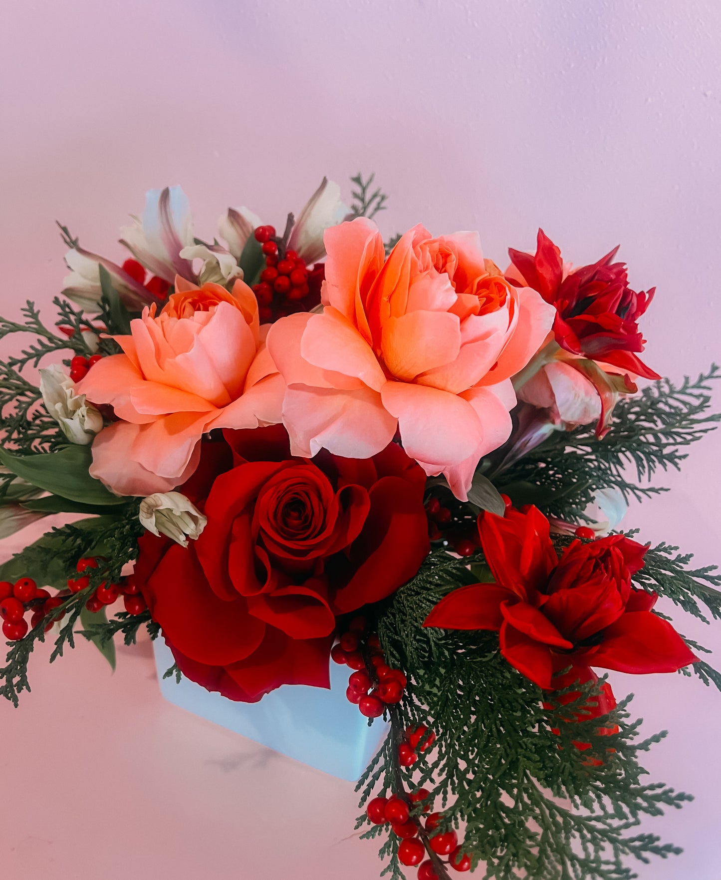 Fresh Floral Holiday Arrangement