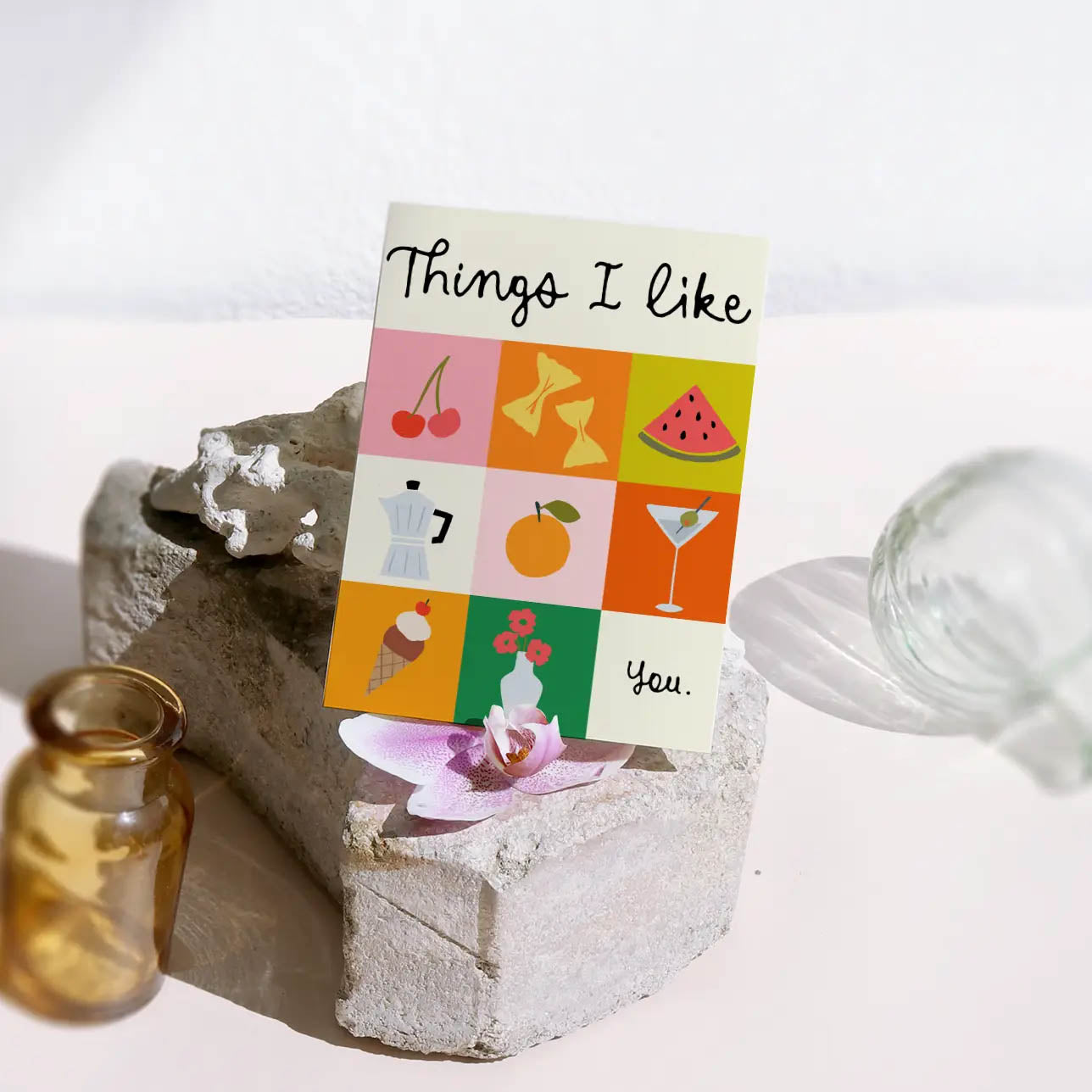 Things I Like Greeting Card