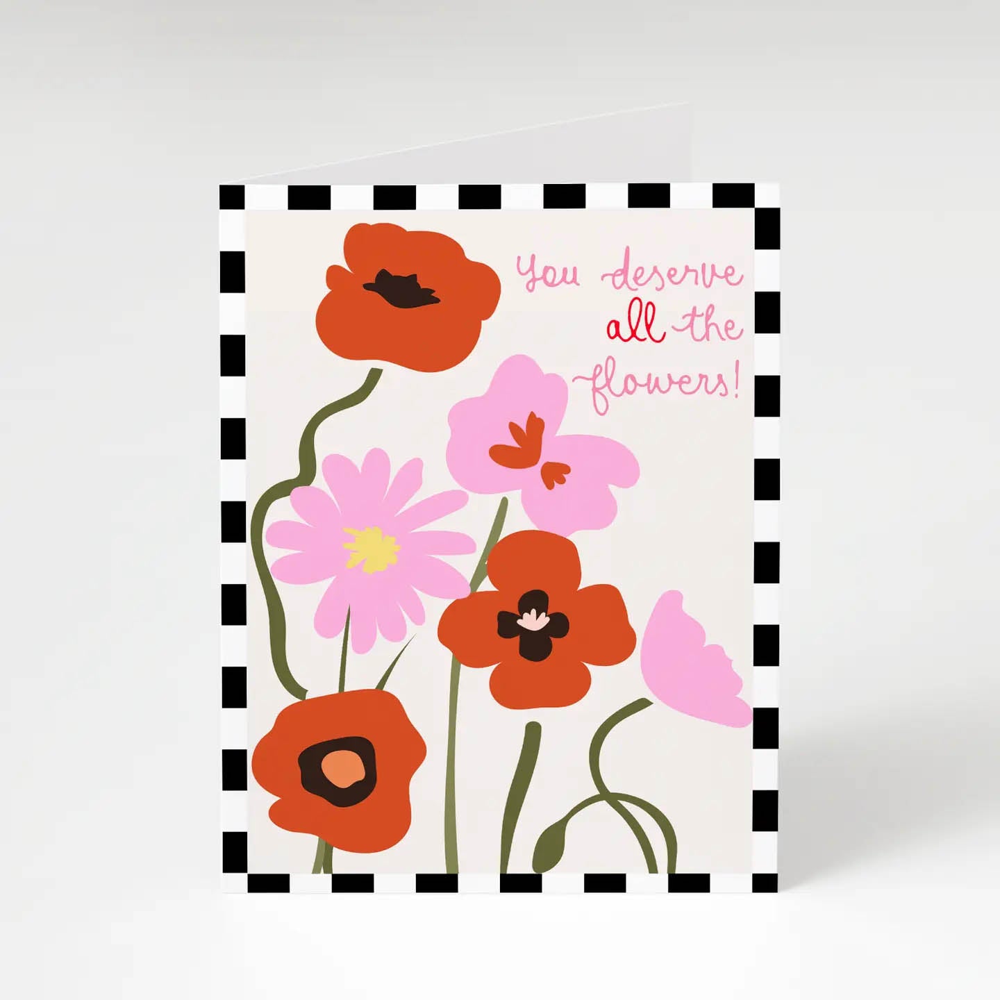 All The Flowers Greeting Card
