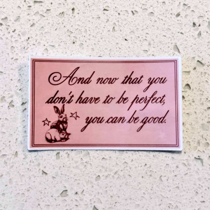 East of Eden "You can be Good" Quote Kiss-Cut Sticker
