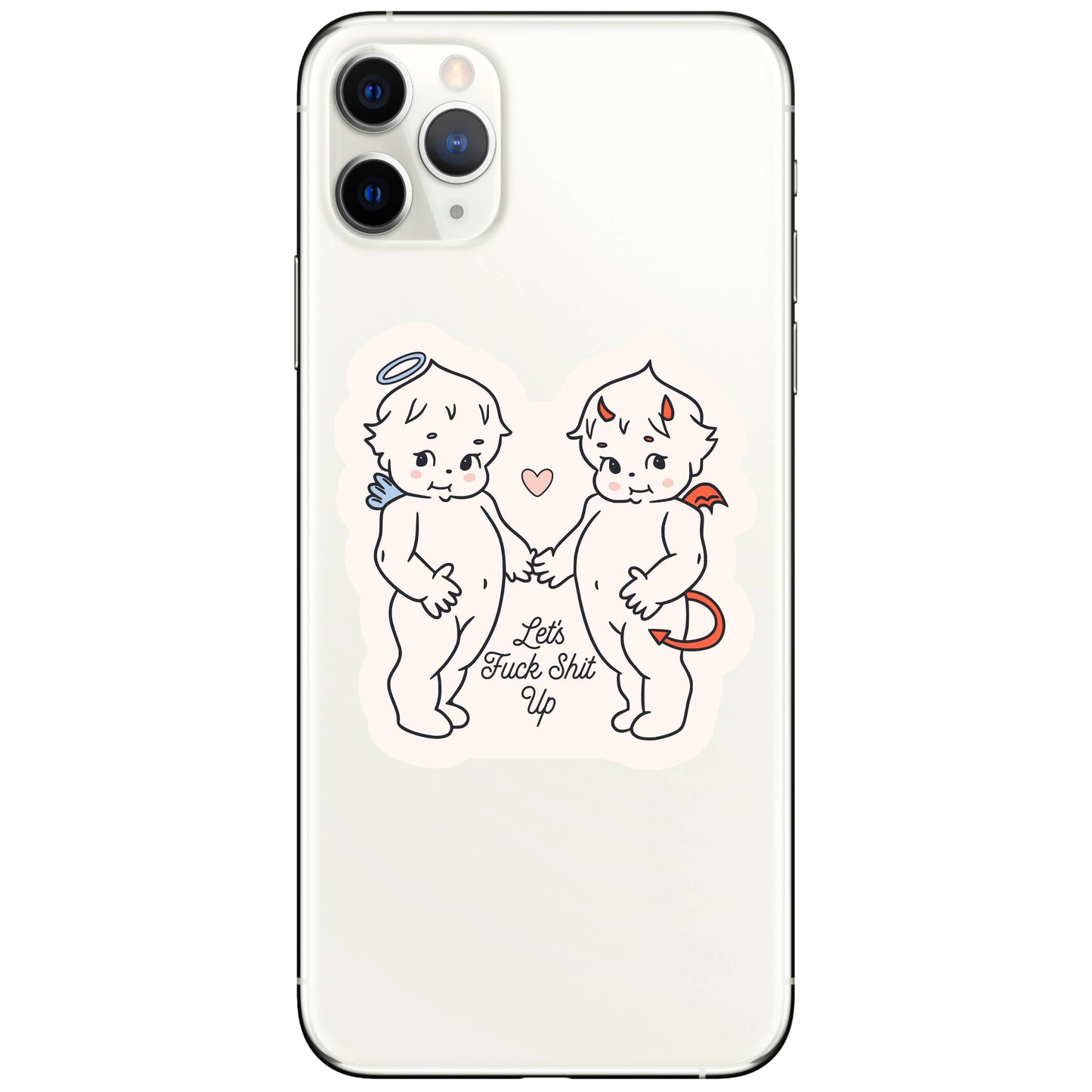 Double Trouble Swear Sticker
