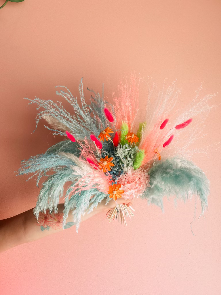 Dried Hand Tied Bouquet - Large image 1