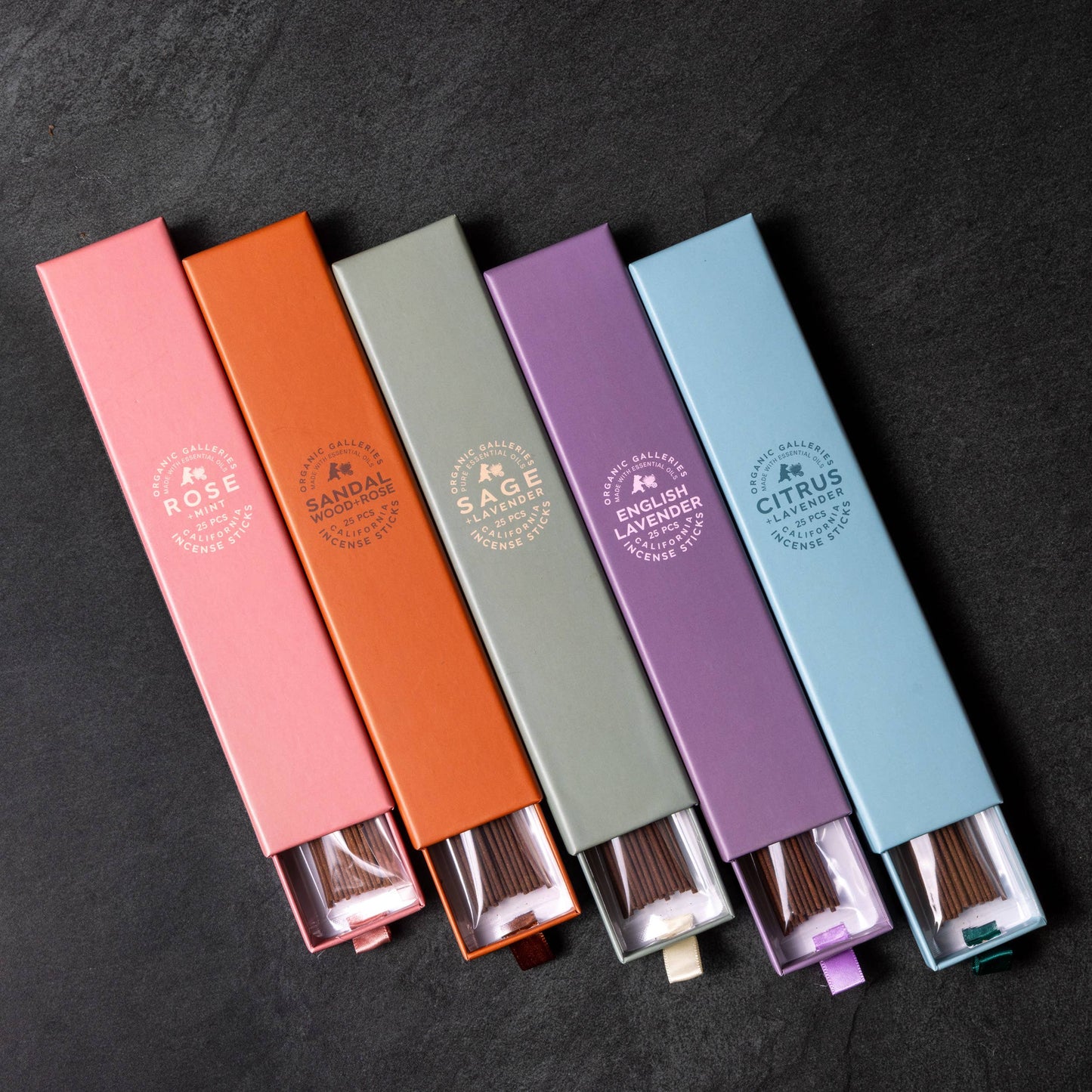 English Lavender Aromatherapy Incense Sticks – 25 Pcs Boxed