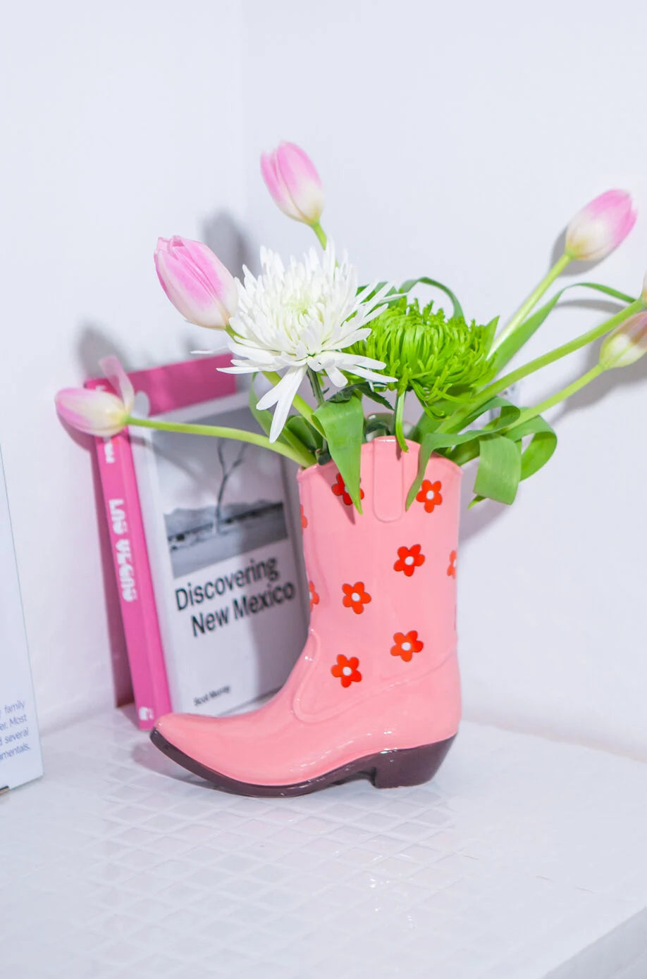Rodeo Cowgirl Boot Vase image 2