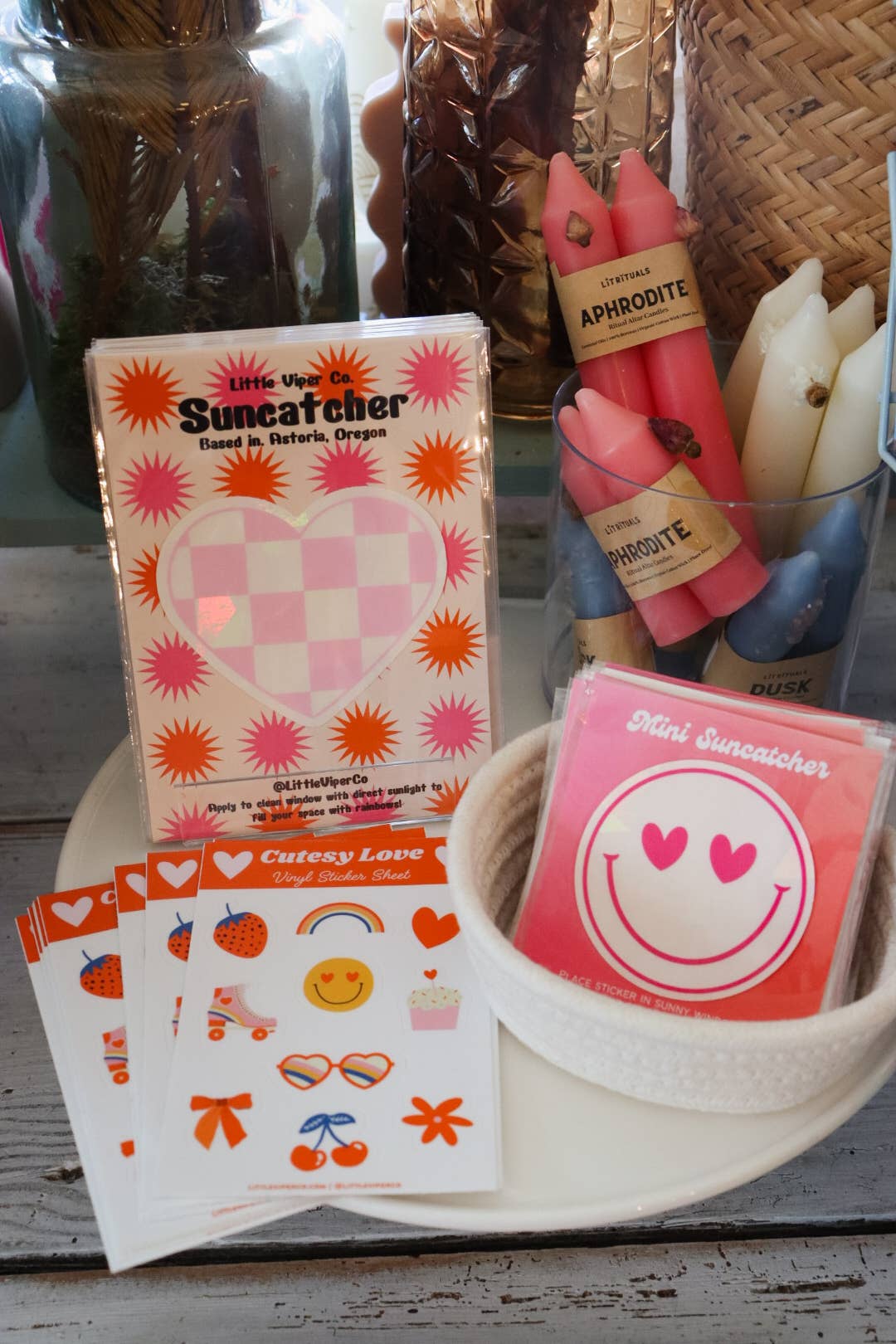 Cutesy Love Vinyl Sticker Sheet