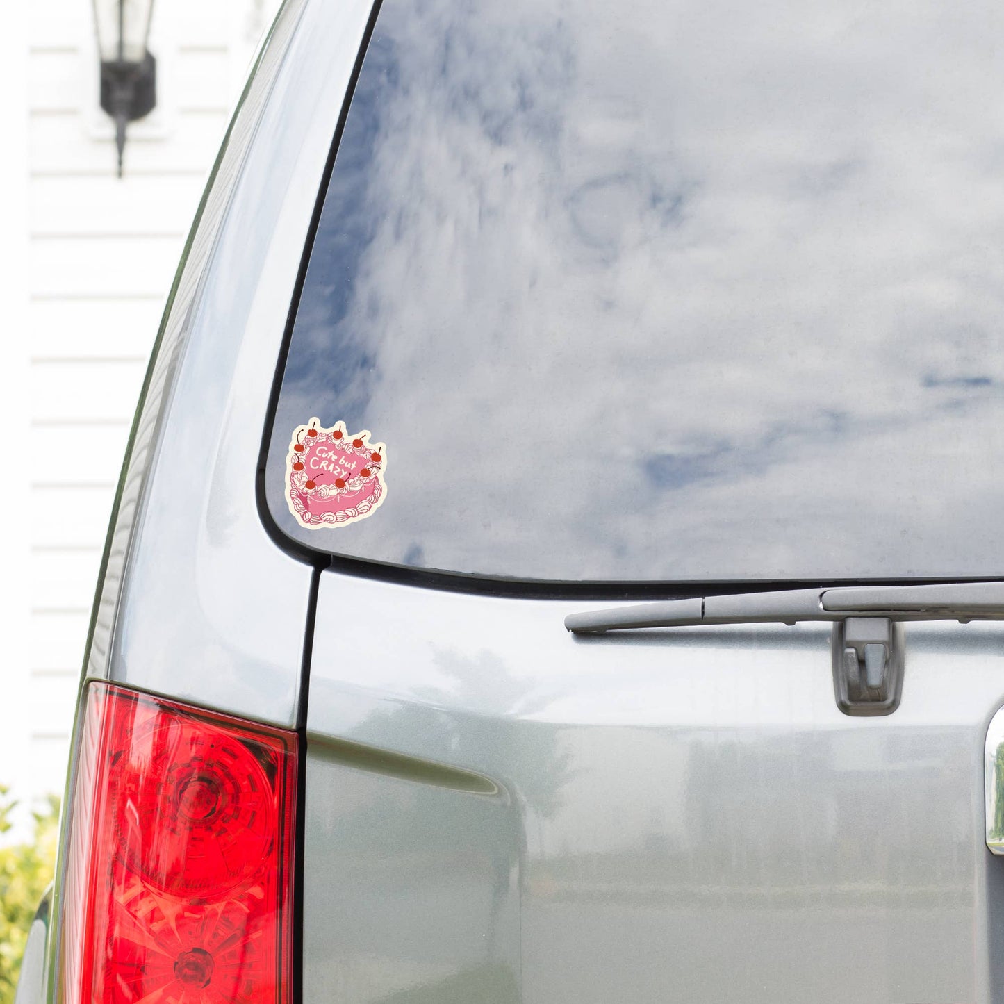 Cute Crazy Cake Funny High Quality Vinyl Sticker