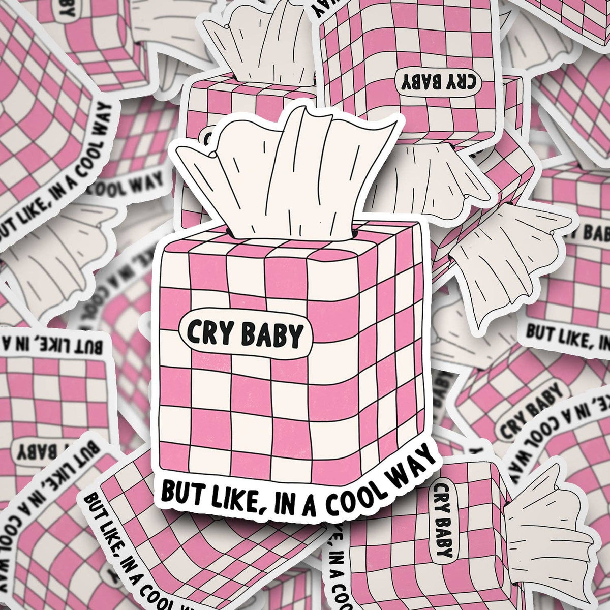 Cry Baby Sticker