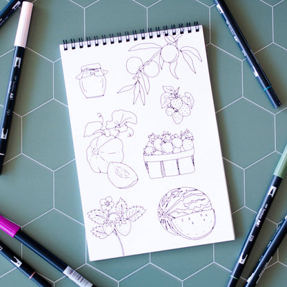 Cottage Garden Premium Coloring Book