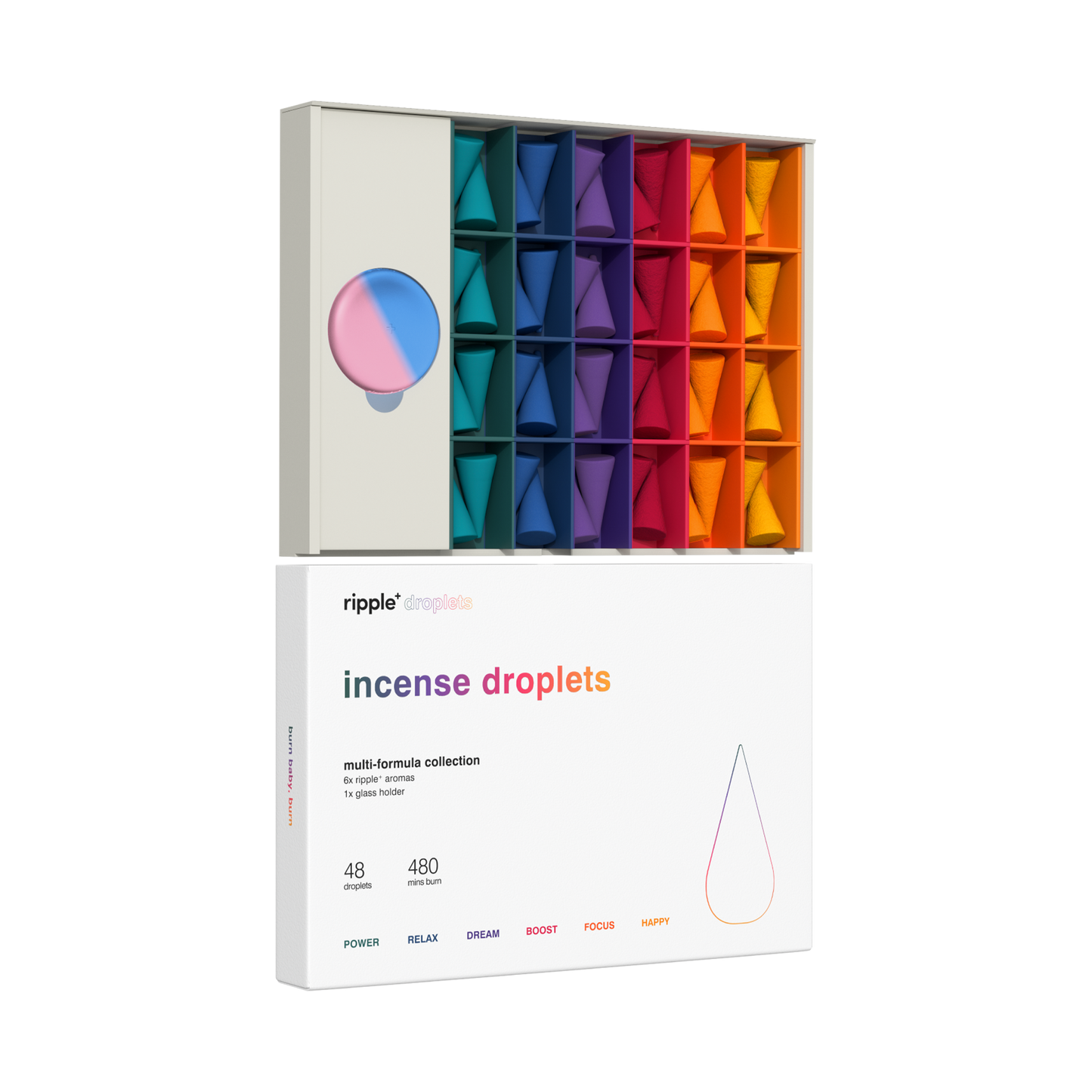 Ripple⁺ Incense Droplets Variety Pack – 48 Droplets