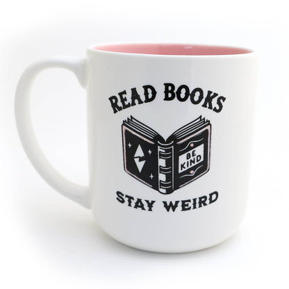 Weird Girls Club mug, reading books, Funny gift for reader