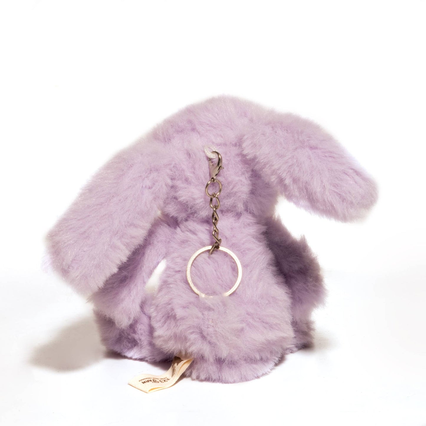 Mini Lavender Bunny Keychain