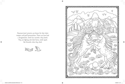 Magical Unicorn Society Official Coloring Book