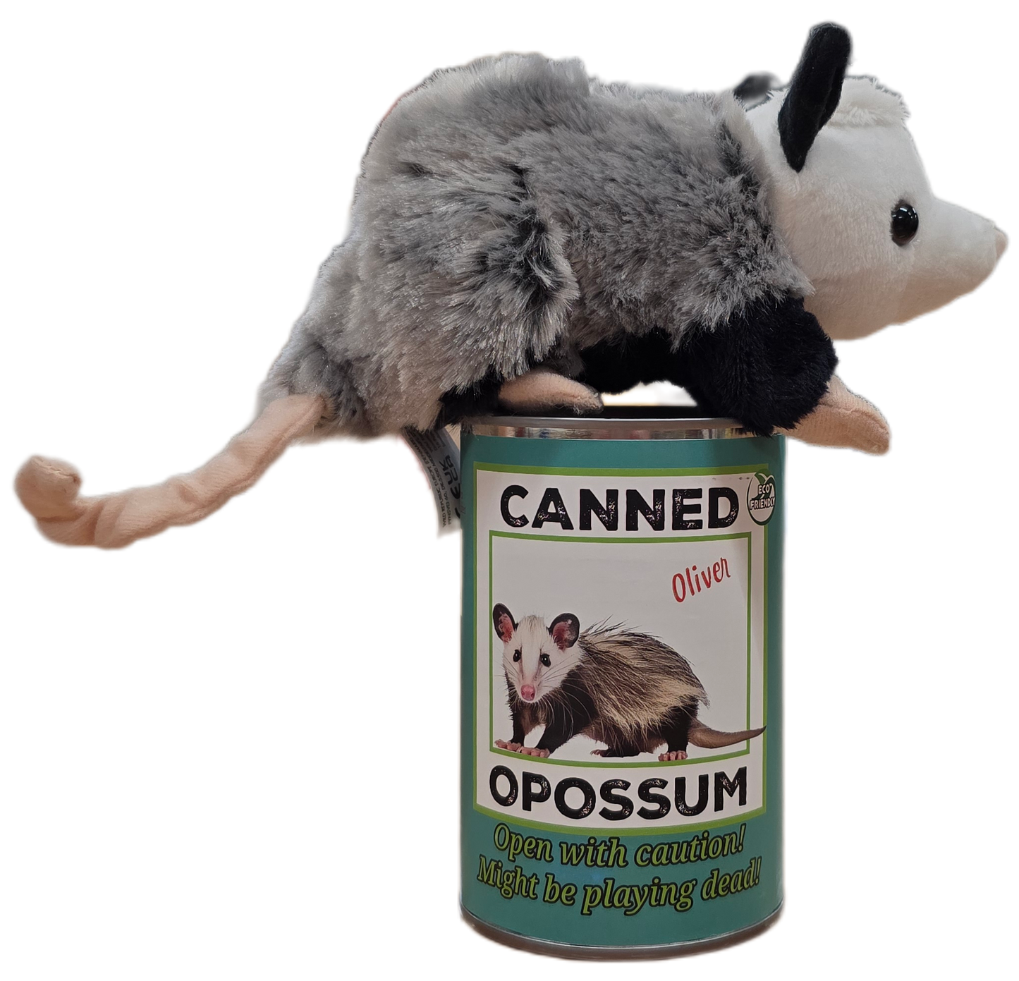 Oliver the Canned Opossum | Stuffed Animal Plush