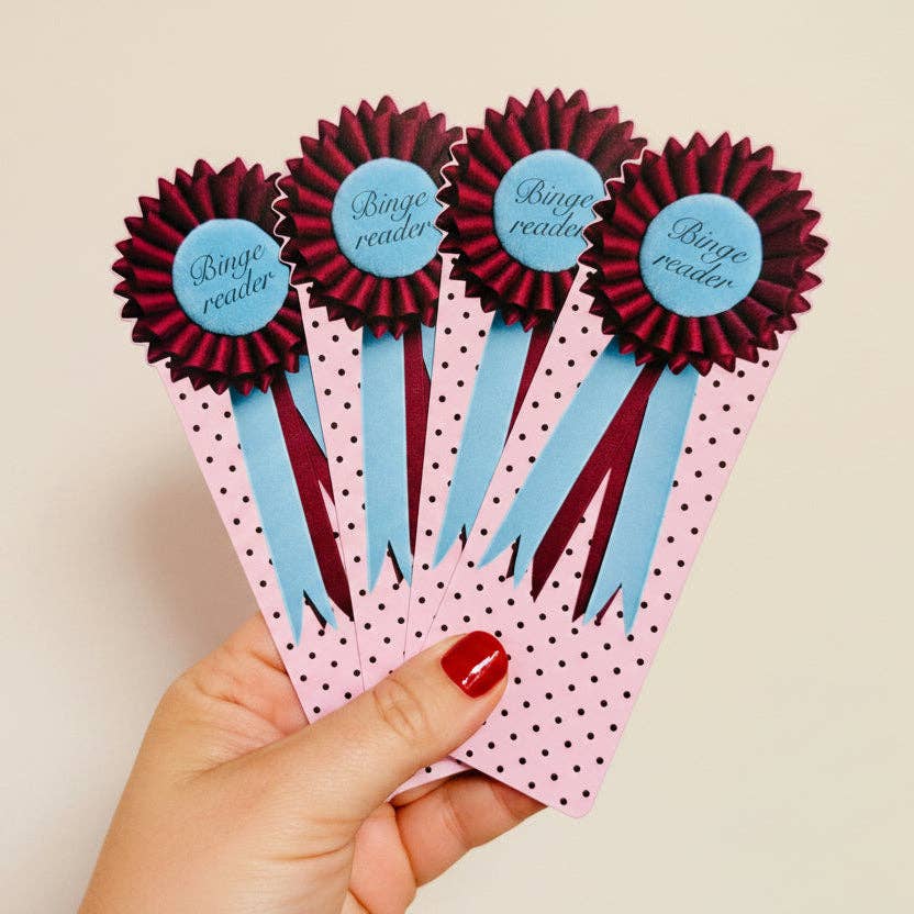 Bookmark Binge Reader Prize Ribbon
