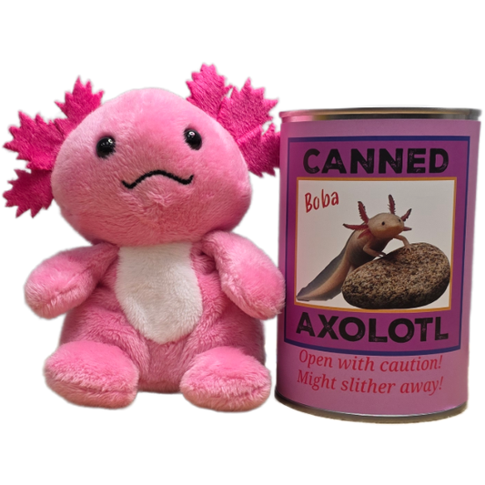 Canned Axolotl | Stuffed Animal Plush
