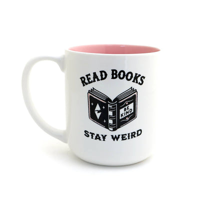Weird Girls Club mug, reading books, Funny gift for reader