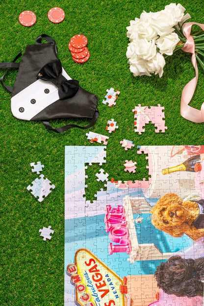 💗 Puppy Love 💗 | 500 Piece Jigsaw Puzzle w/ Canvas Bag