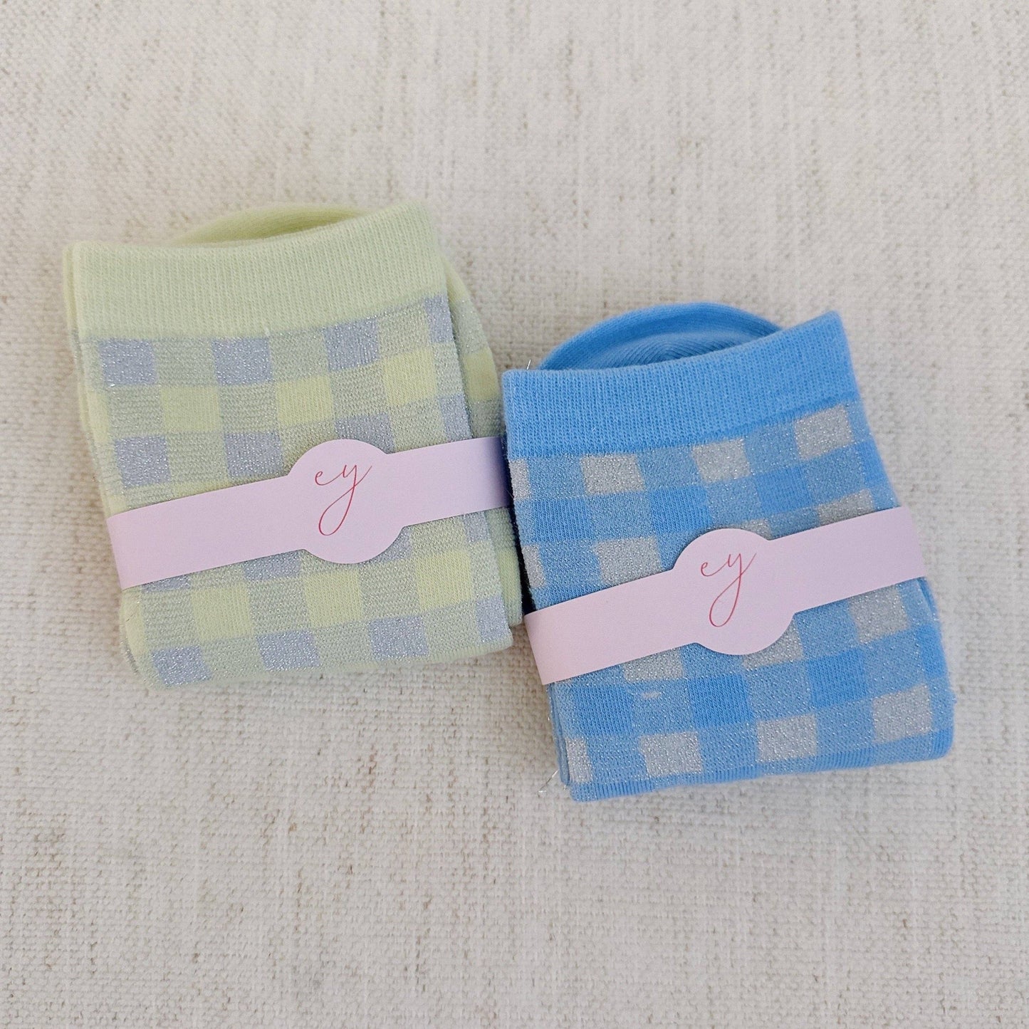 Twinkle Gingham Socks