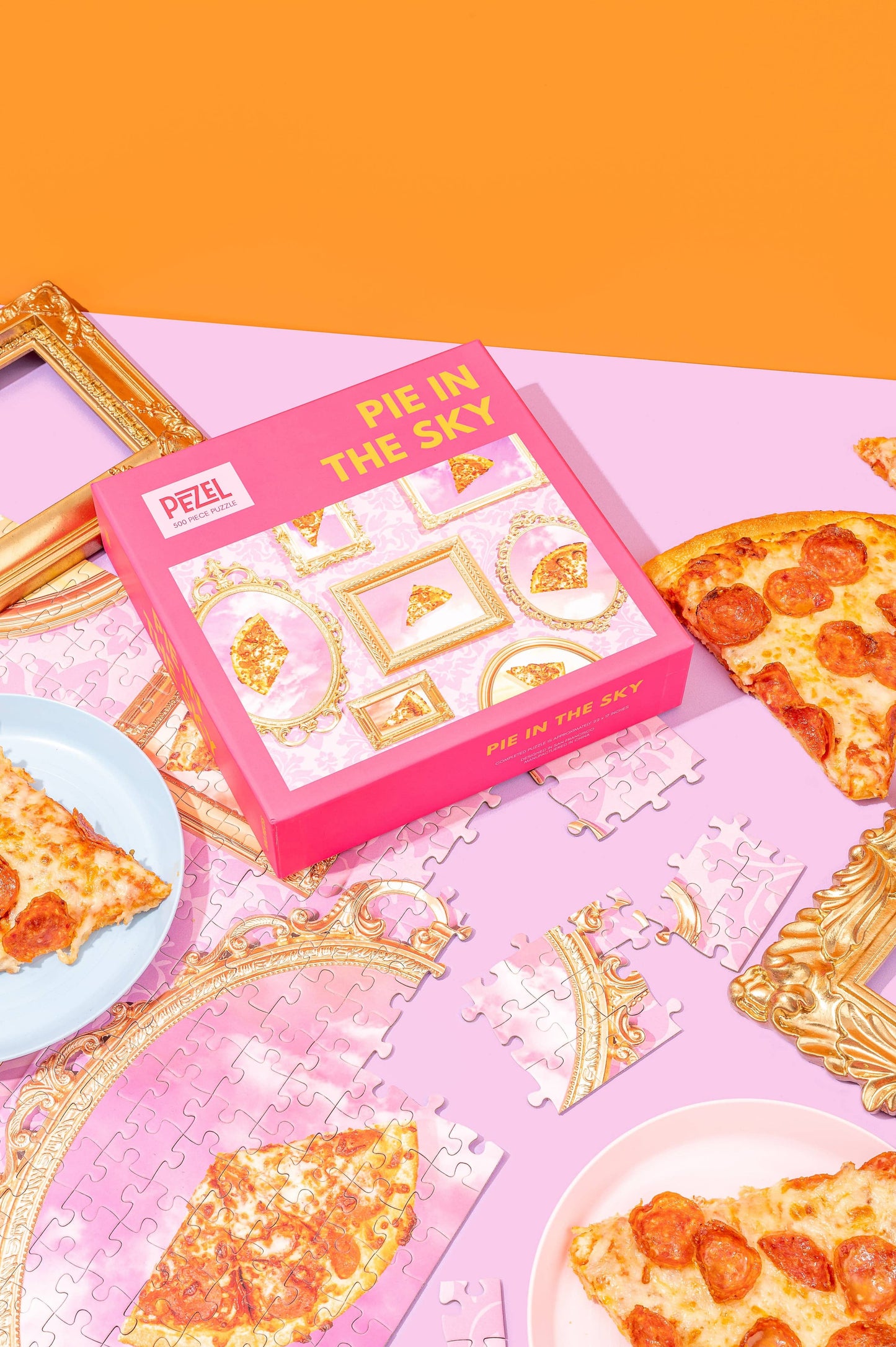 🍕 Pie in the Sky 🍕 | 500 Piece Jigsaw Puzzle w/ Canvas Bag