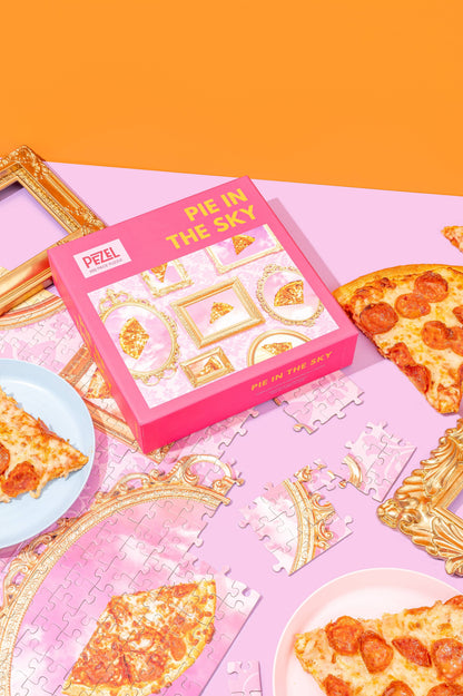 🍕 Pie in the Sky 🍕 | 500 Piece Jigsaw Puzzle w/ Canvas Bag