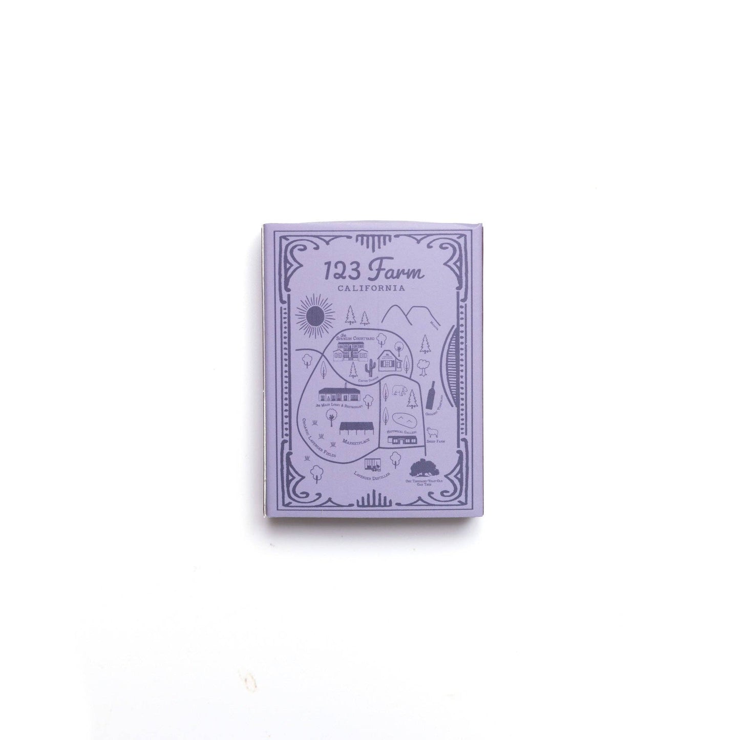Lavender Matches – Boxed Set, 40 Safety Matches