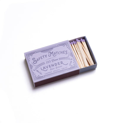 Lavender Matches – Boxed Set, 40 Safety Matches