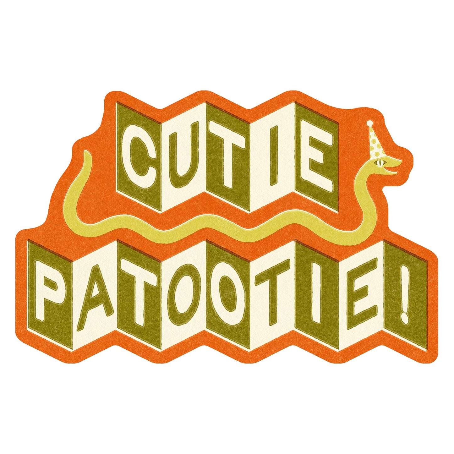 Cutie Patootie Sticker