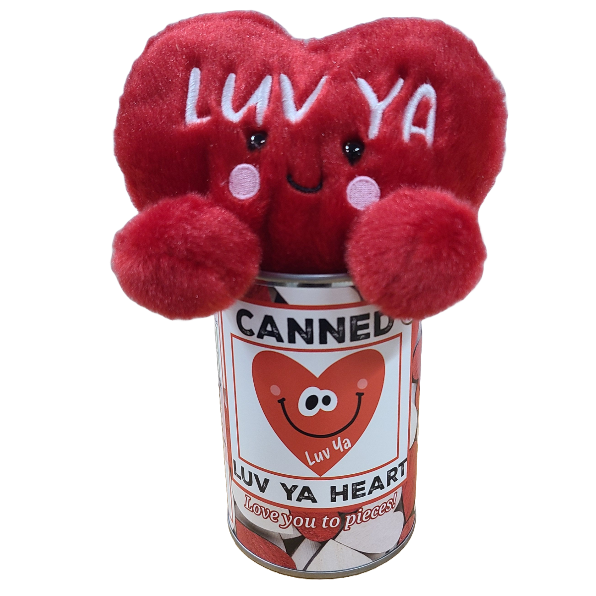 Canned Luv Ya Heart | Valentine Gift Plush