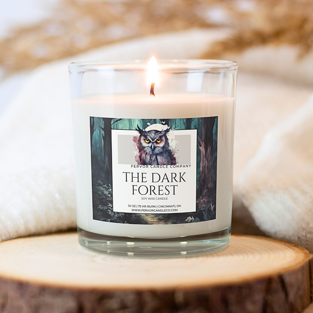 The Dark Forest 10oz Soy Wax Book Inspired Candle