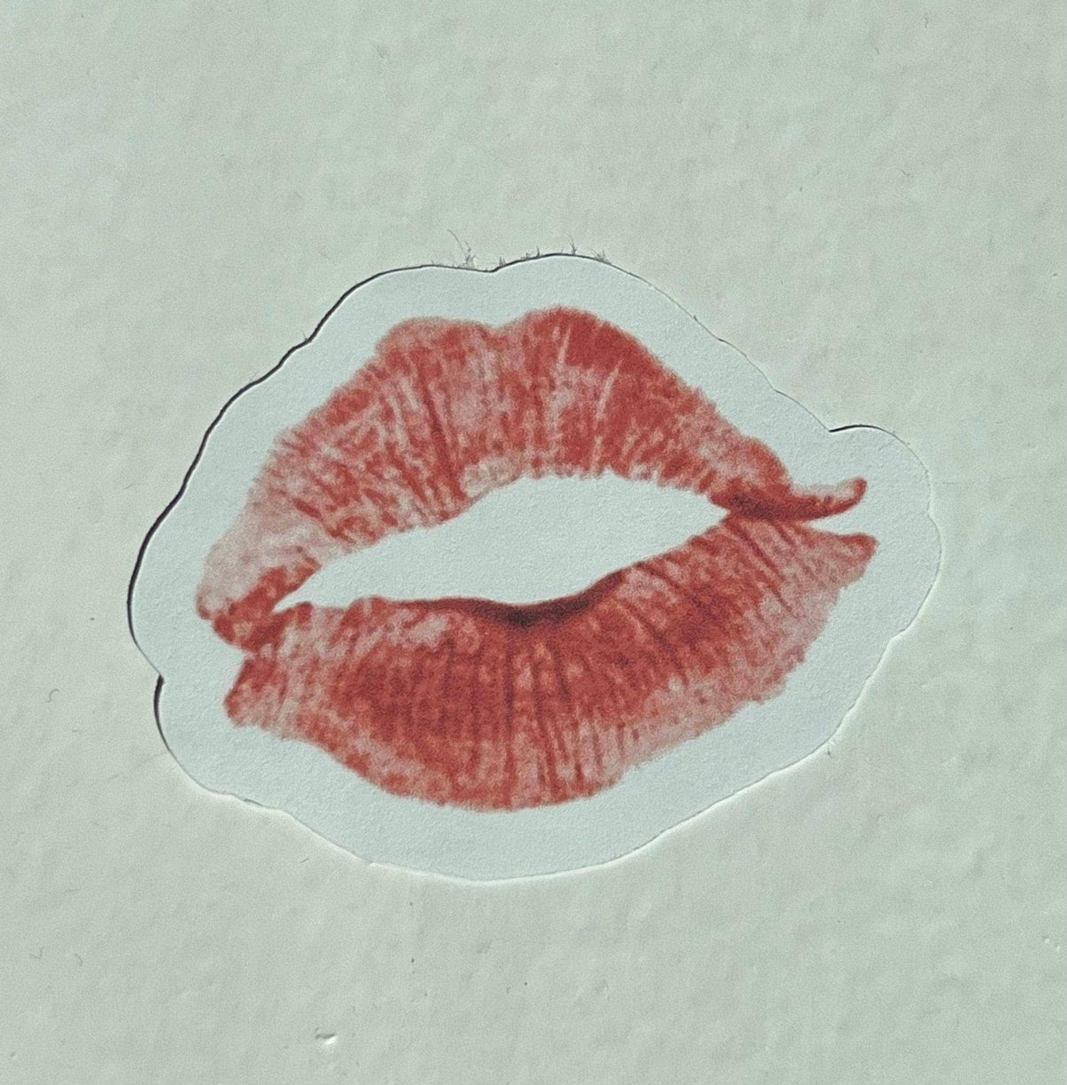 Kiss-Cut Lipstick Sticker in Glitter or Glossy Waterproof