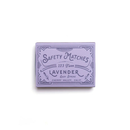 Lavender Matches – Boxed Set, 40 Safety Matches