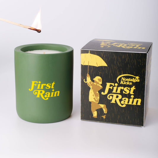 First Rain Scented Soy Hand-Poured Candle