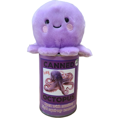 Inky the Canned Octopus - Eco-Friendly Plush