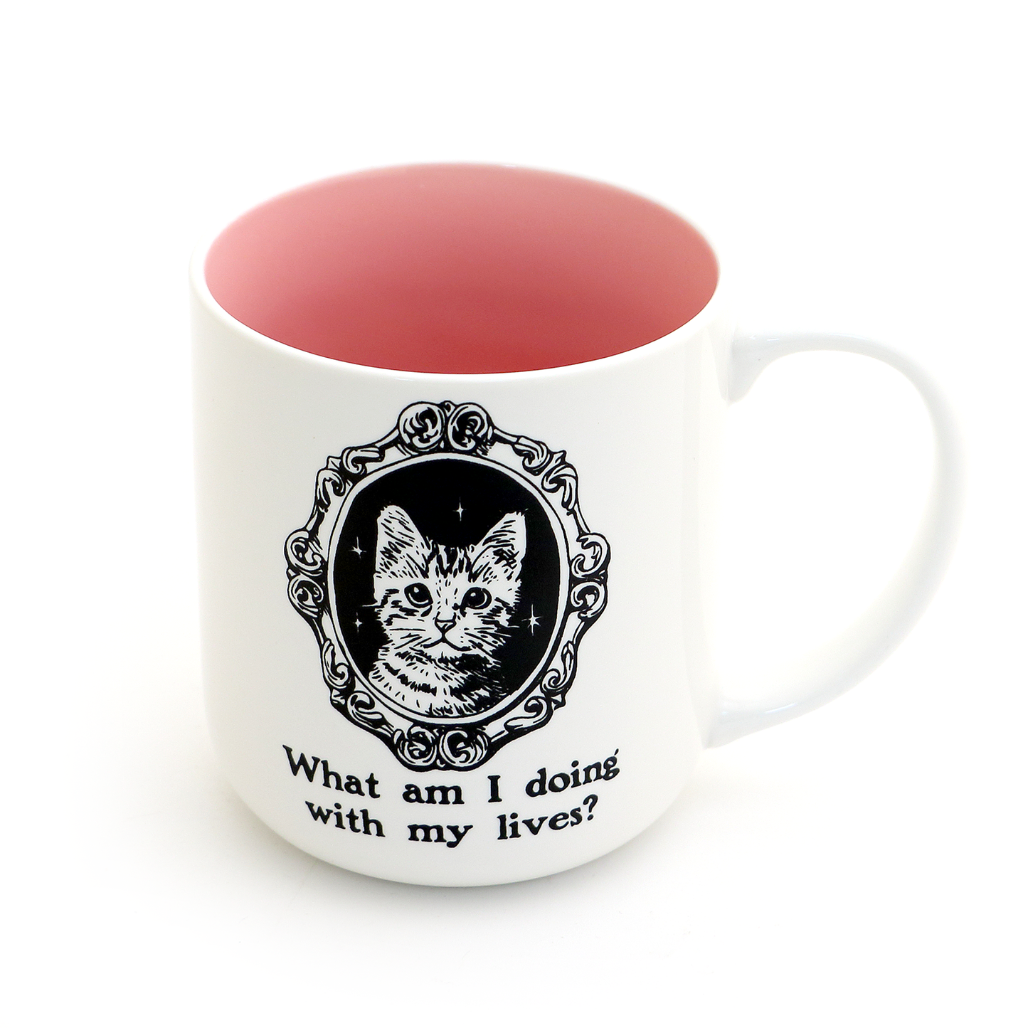9 Lives, What am I Doing With my Lives Cat Mug