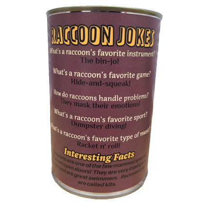 Canned Raccoon | Stuffed Animal Plush