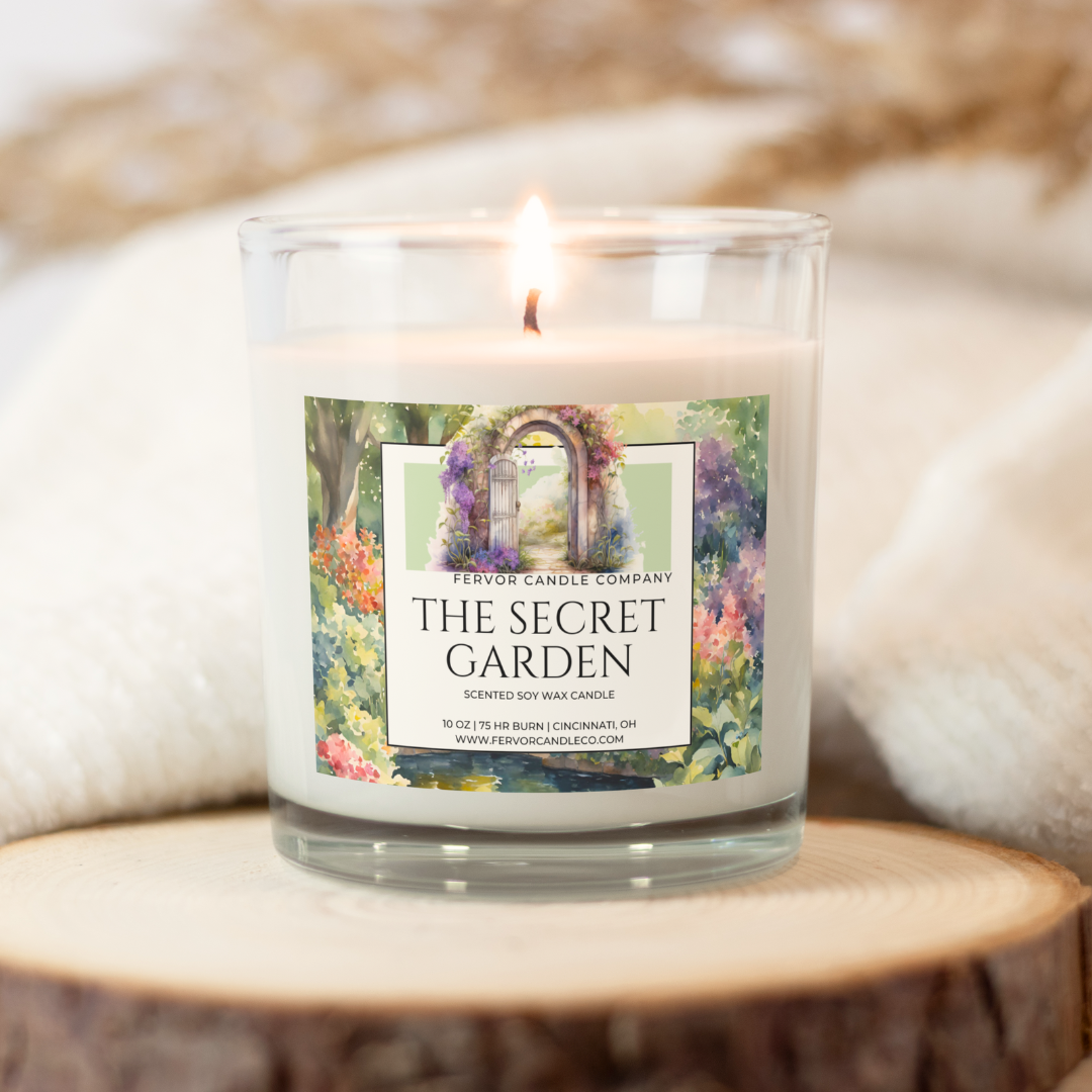 The Secret Garden 10oz Soy Wax Book Inspired Candle
