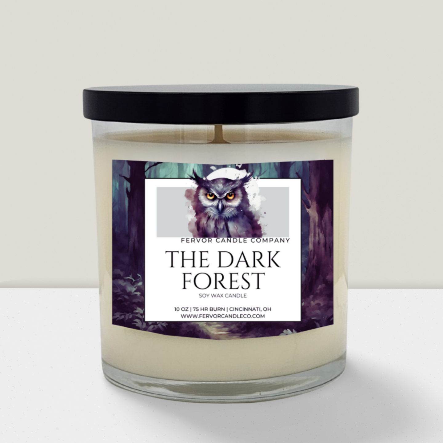 The Dark Forest 10oz Soy Wax Book Inspired Candle
