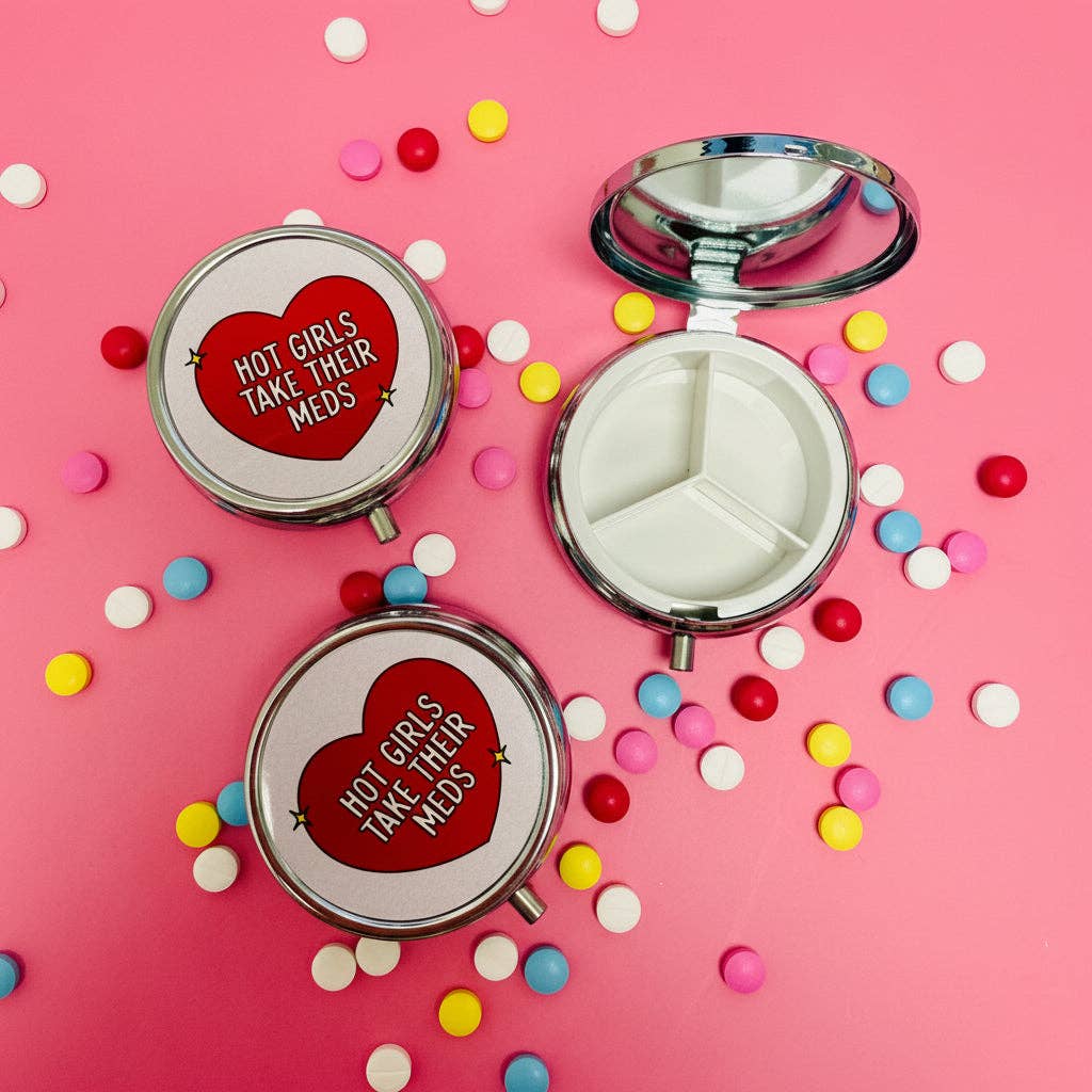 Purse Pill Box, Hot Girls Take Their Meds