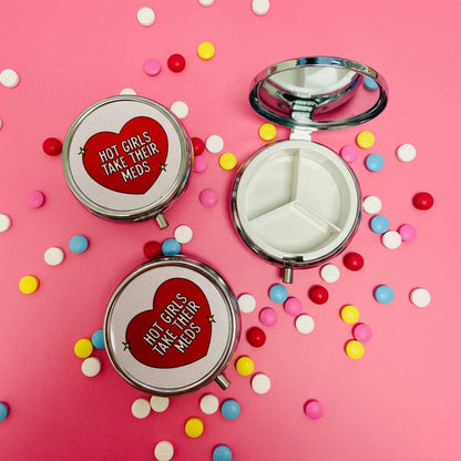Purse Pill Box, Hot Girls Take Their Meds
