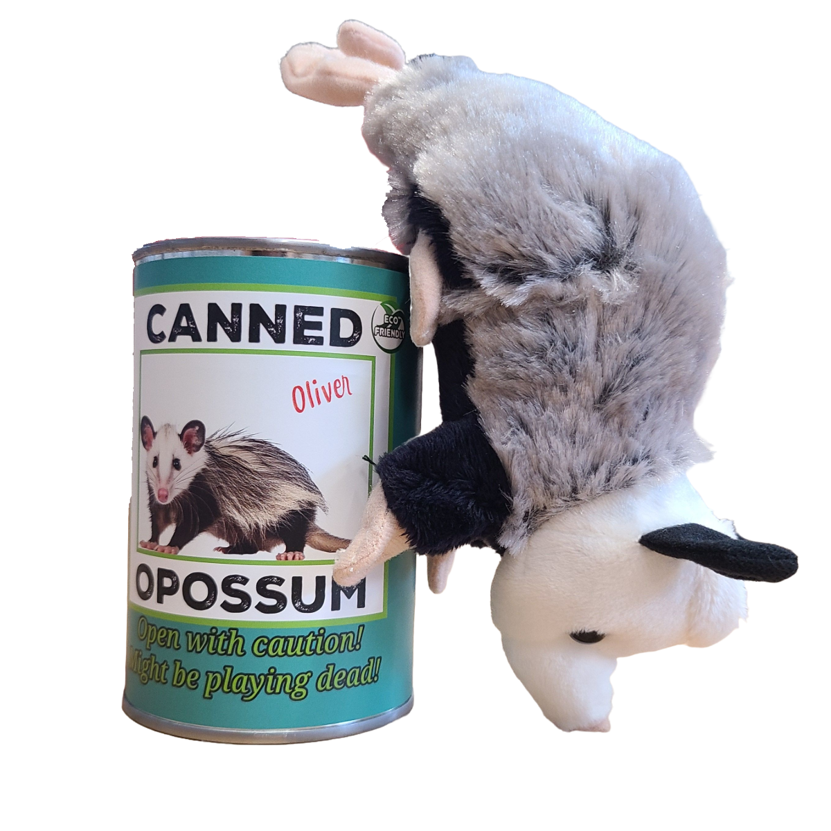 Oliver the Canned Opossum | Stuffed Animal Plush