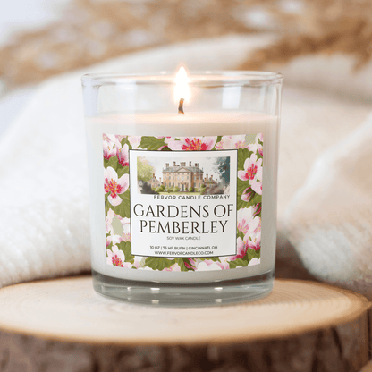 Gardens of Pemberley 10oz Soy Wax Book Inspired Candle
