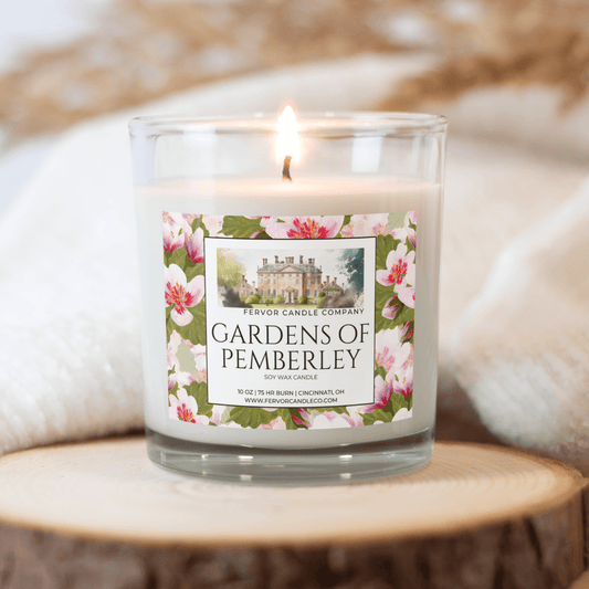 Gardens of Pemberley 10oz Soy Wax Book Inspired Candle
