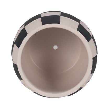 Checkered Planter 8”