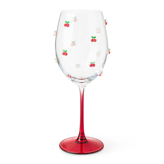 Cherry Wine Glass