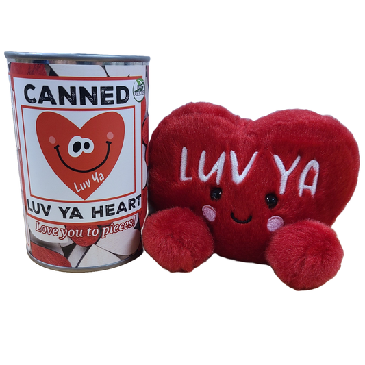 Canned Luv Ya Heart | Valentine Gift Plush