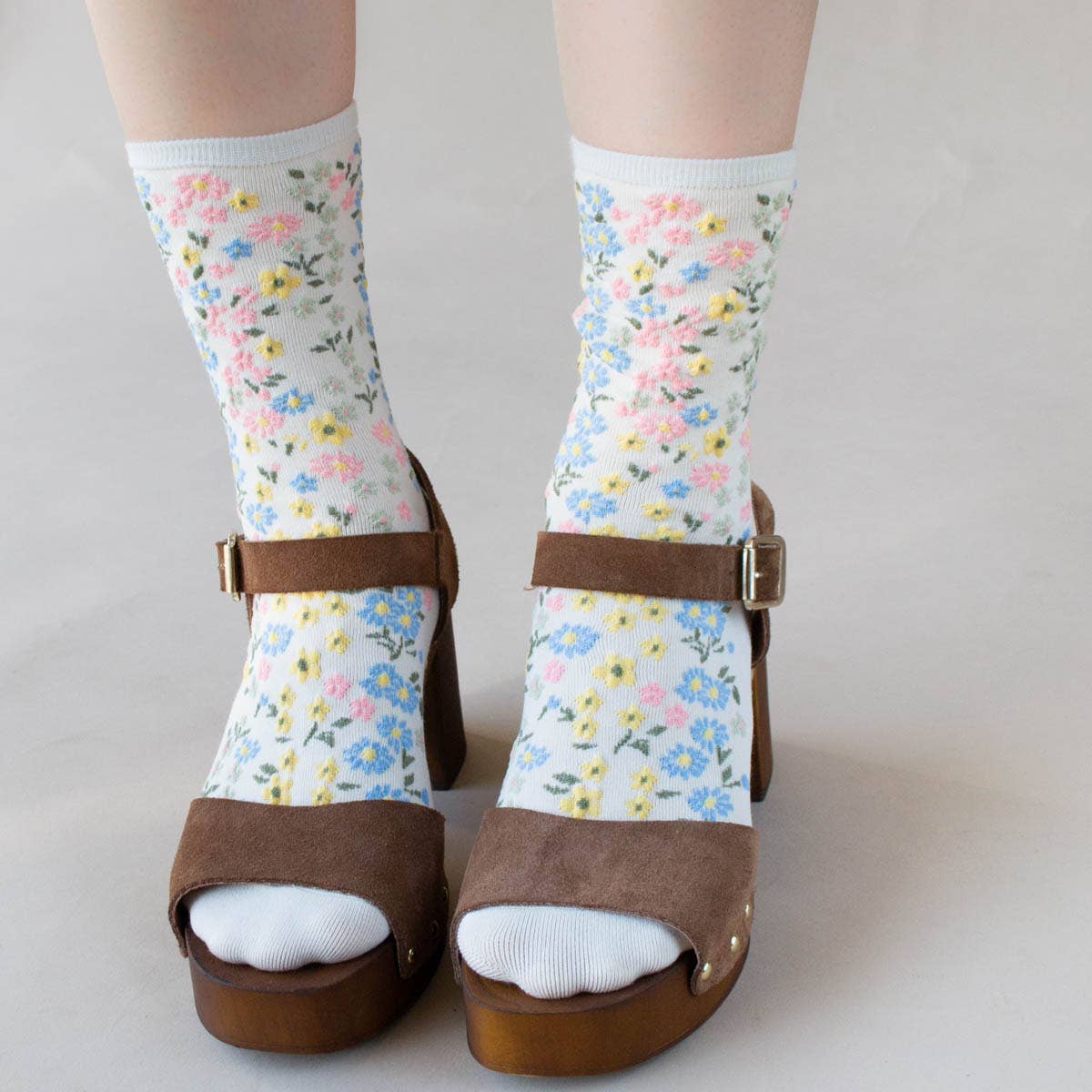 Women's Romantic Floral Socks